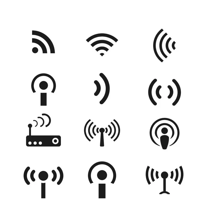 wifi图标图片(1000x1096)psd模版下载