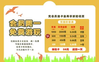 游乐园价目表 游乐园海报图片