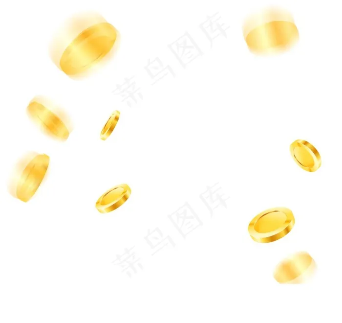 金币图片psd模版下载