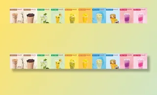 奶茶店灯箱图片