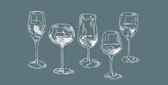 酒杯矢量图图片cdr矢量模版下载