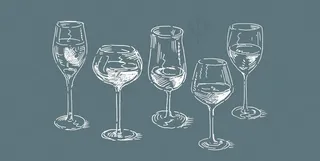 酒杯矢量图图片