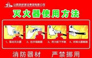 灭火器使用方法图片