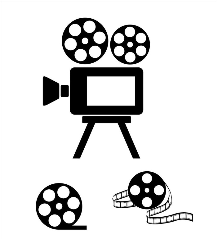 胶卷放映机图片cdr矢量模版下载