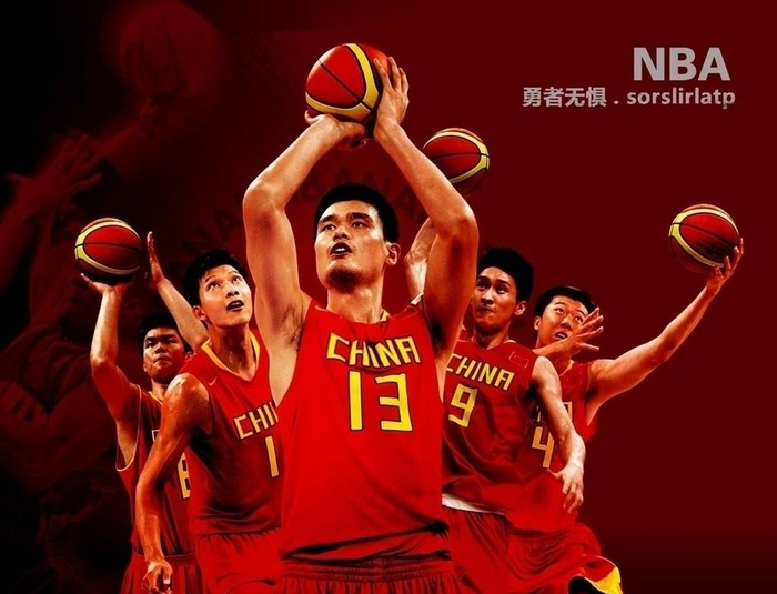 NBA 姚明图片psd模版下载