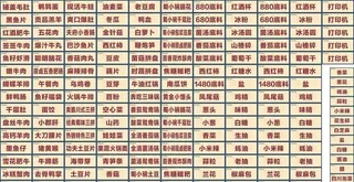 火锅菜名标签样式图片