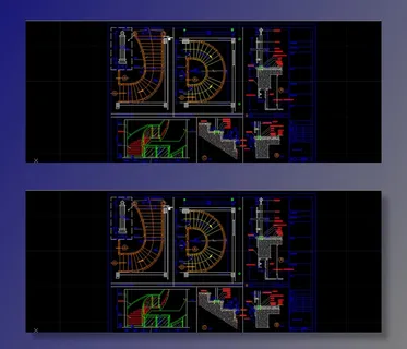 旋转楼梯详图图片
