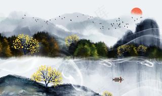 山水画图片