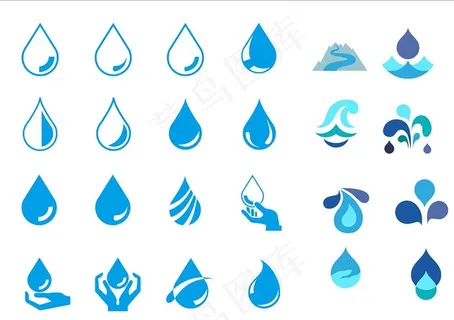 水滴素材图片