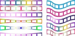 彩色胶卷照片图片