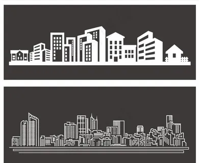 矢量城市建筑图片