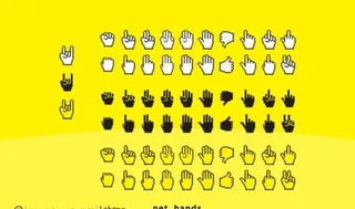 手势图标矢量图片