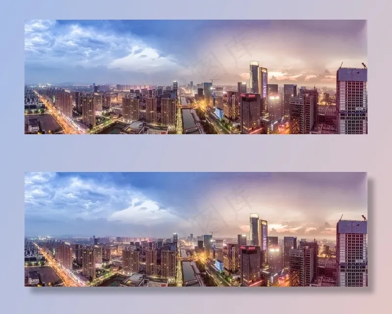 宁波东部新城全景图片