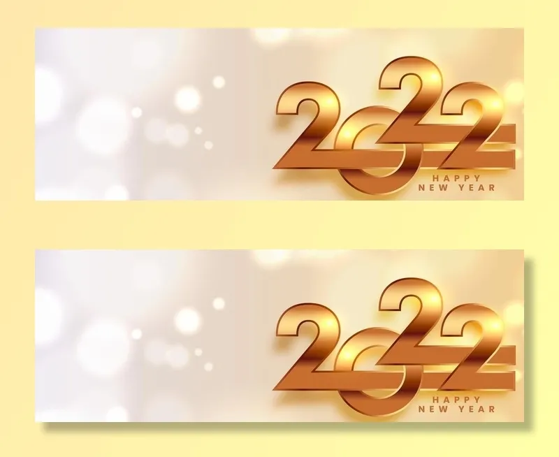 2022新年快乐图片eps,ai矢量模版下载