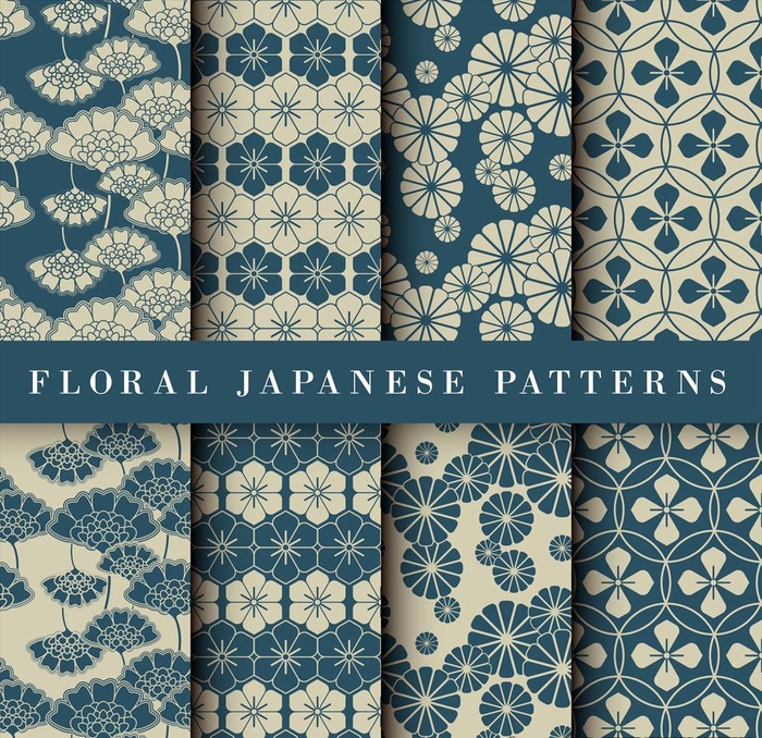 日式花纹图片