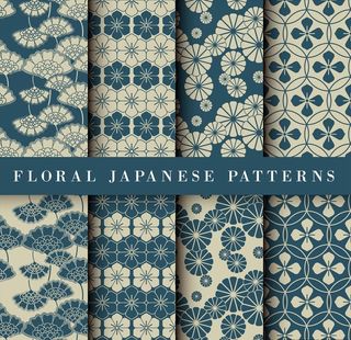 日式花纹图片