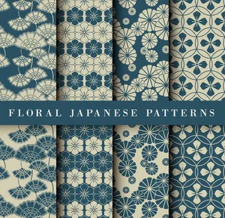 日式花纹图片
