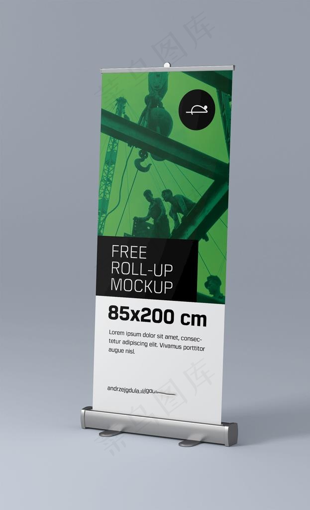 易拉宝样机图片