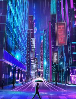 赛博朋克风格图片