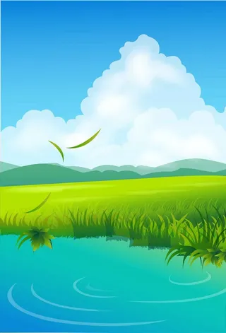 矢量卡通风景图片