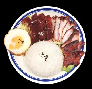 烧鸭拼叉烧图片