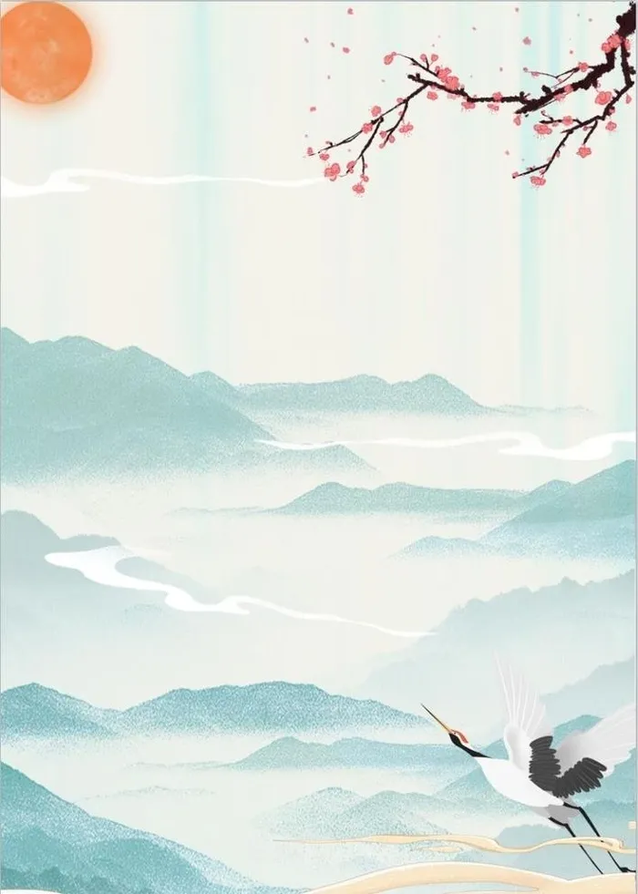 中国风背景图片(7087x10630)psd模版下载
