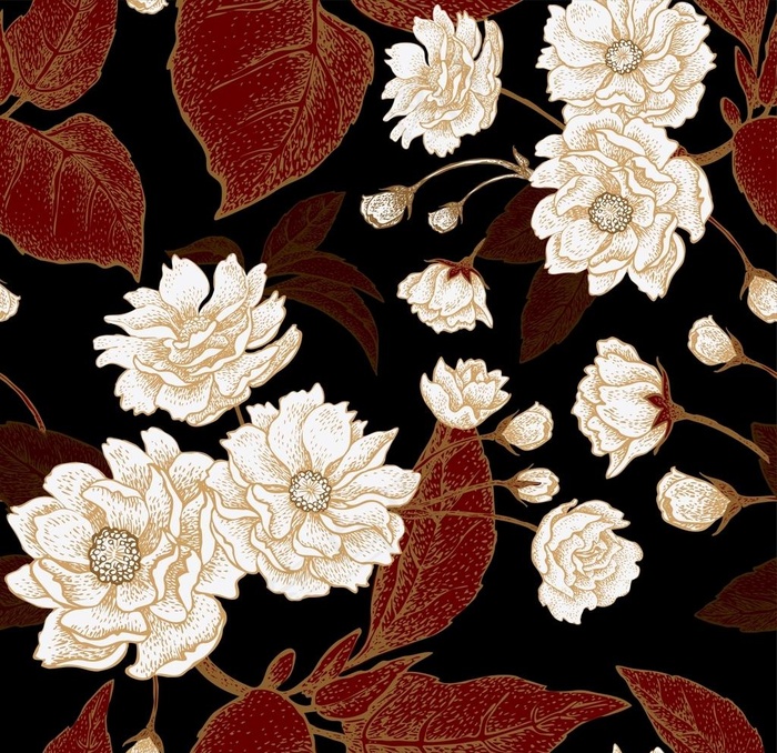 小清新花纹图片