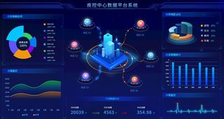 数据可视化UI 界面图片