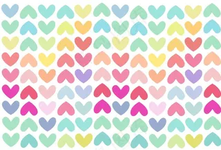 水彩爱心素材图片