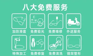 眼镜店八大服务图片