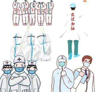 武汉加油医生图片