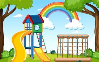 卡通创意儿童公园图片