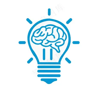 蓝色的脑子图片