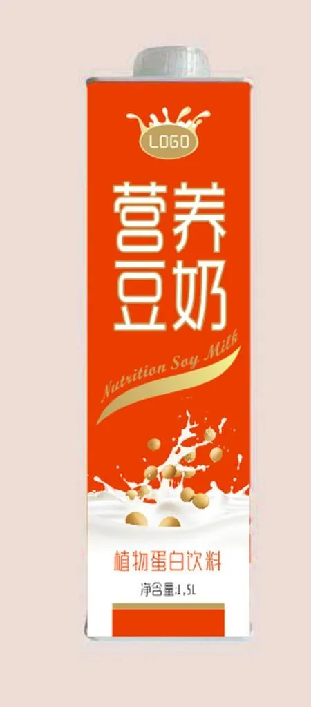 营养豆奶  图片cdr矢量模版下载