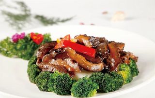 葱烧黄玉参图片