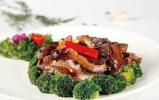 葱烧黄玉参图片