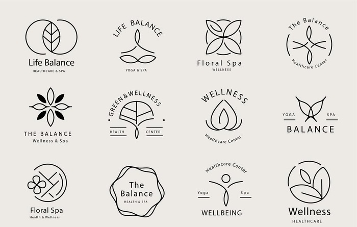 美容养生水疗logo图片