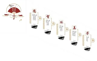 校园文化 校园展板 楼梯走道展图片