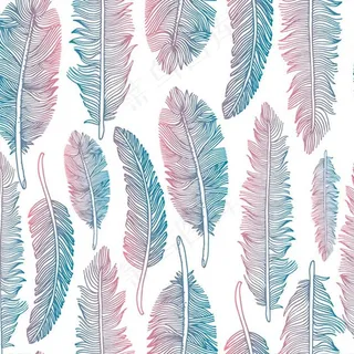 羽毛无缝背景图片