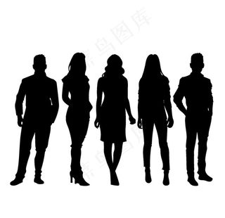 人物剪影图片
