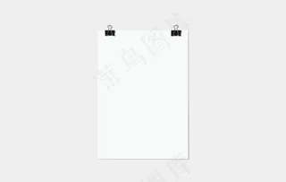 简约海报展板展架样机图片