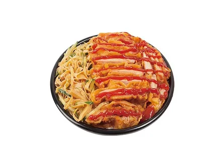 烤肉拌饭美食料理图片