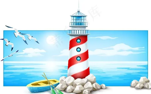 矢量灯塔图片 矢量灯塔图片