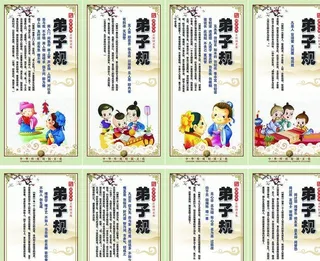 校园文化国学经典之弟子规1-8图片
