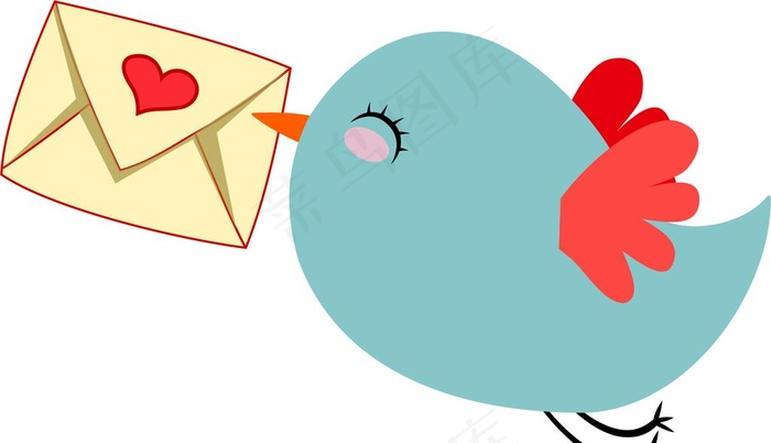 抽象飞鸽传书图片