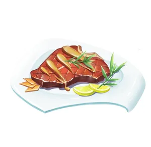 手绘美食插画元素图片