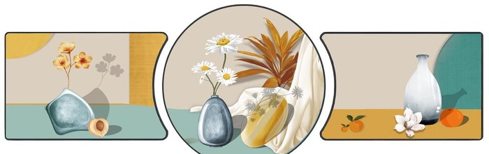 小清新文艺植物装饰画图片