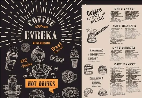 咖啡菜单图片