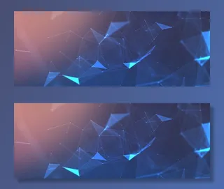 蓝色梦幻科技感背景图片