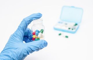 西医药片摄影图图片